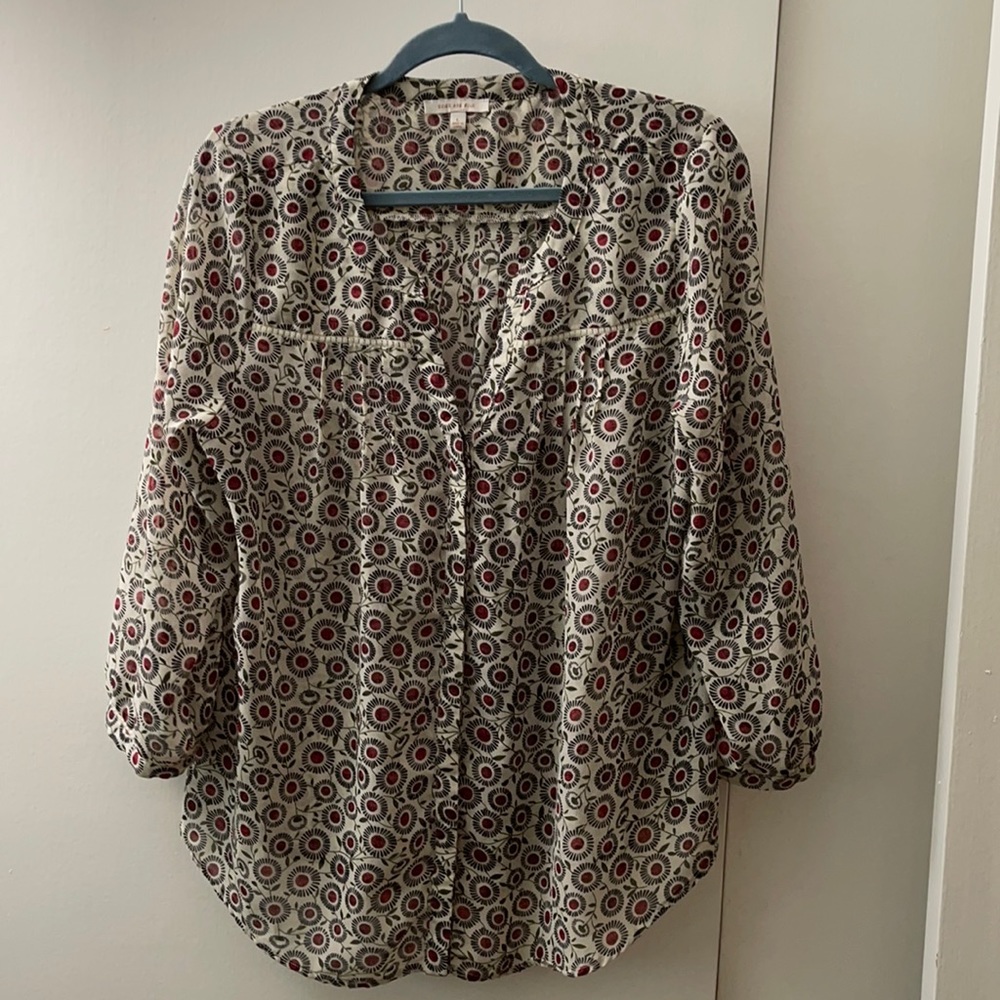 Skies are Blue Semi sheer tunic Large